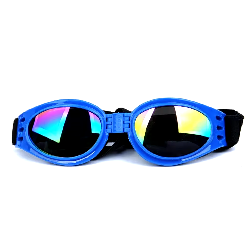 Adjustable Padded Sunglasses for Medium Dogs - Collapsible Design for Convenient Travel and Style