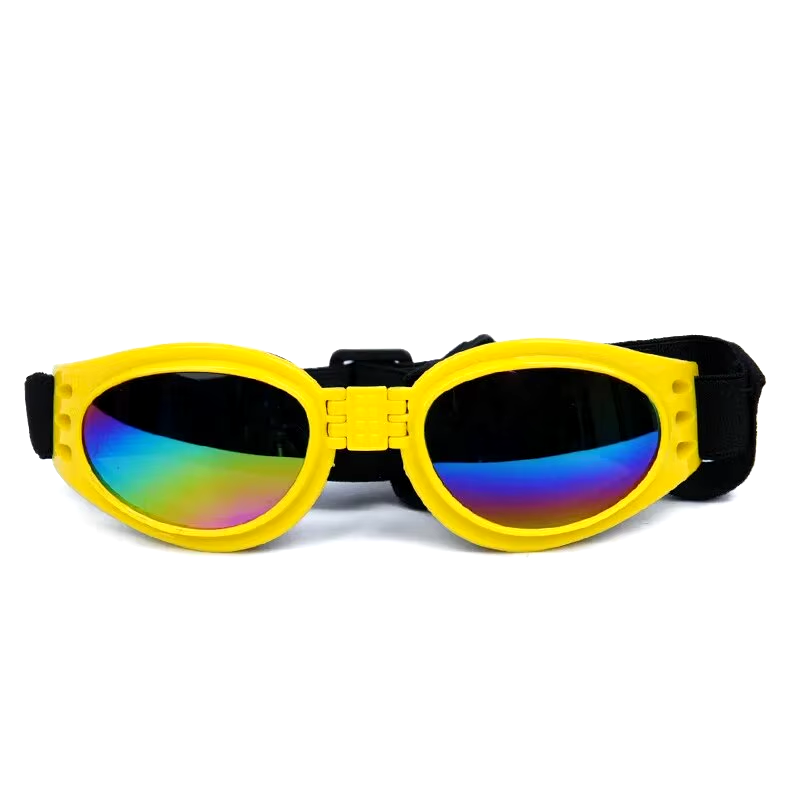 Adjustable Padded Sunglasses for Medium Dogs - Collapsible Design for Convenient Travel and Style