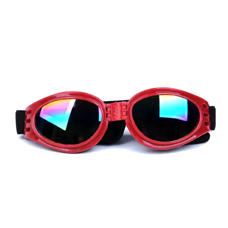 Adjustable Padded Sunglasses for Medium Dogs - Collapsible Design for Convenient Travel and Style