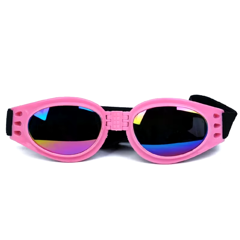 Adjustable Padded Sunglasses for Medium Dogs - Collapsible Design for Convenient Travel and Style