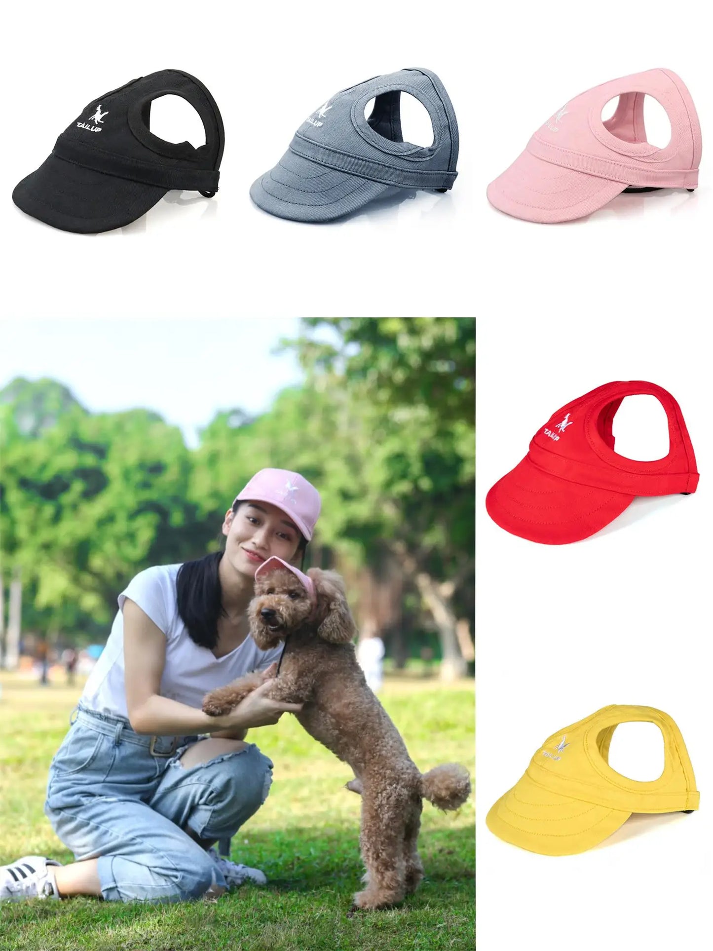 Adjustable Baseball Hat for Dogs: Ideal for Sunny Adventures