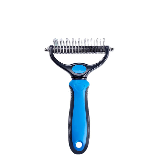 Double-Sided Deshedding Brush for Dogs and Cats – Effortlessly Groom Your Pets and Eliminate Shedding