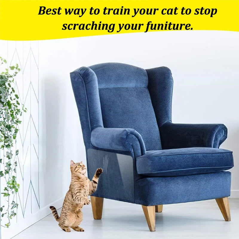 Cat Scratch Pads - 2-Pack Self-Adhesive Furniture Guards for Couch Protection