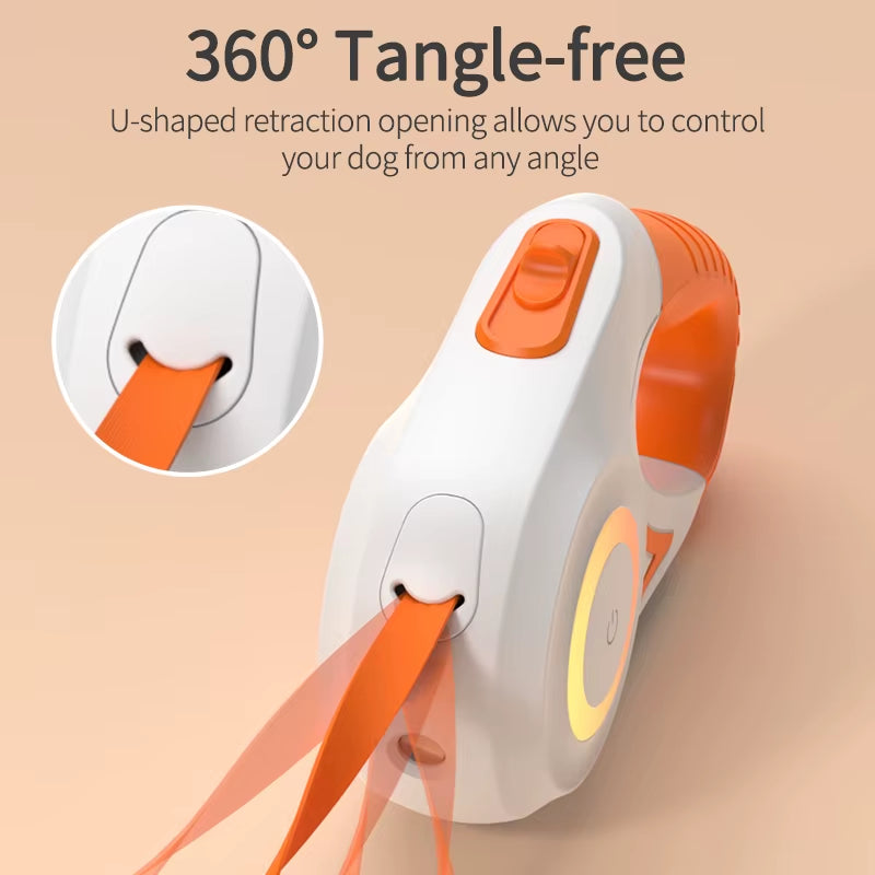 5M Retractable LED Dog Leash for Enhanced Safety and Style During Walks