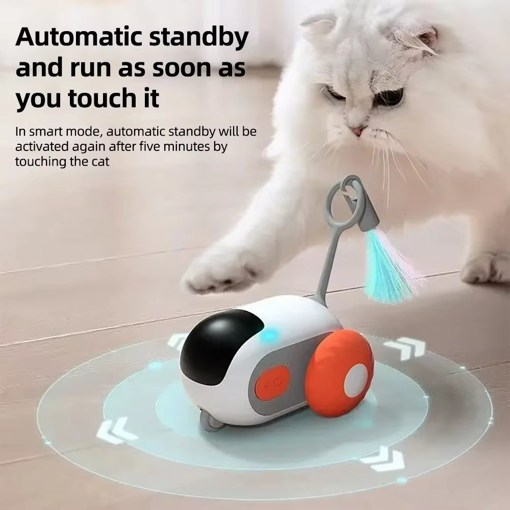 Smart Interactive Cat Toy Car: Engage and Entertain Your Feline Friends