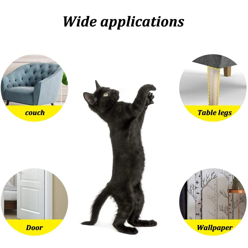 Cat Scratch Pads - 2-Pack Self-Adhesive Furniture Guards for Couch Protection