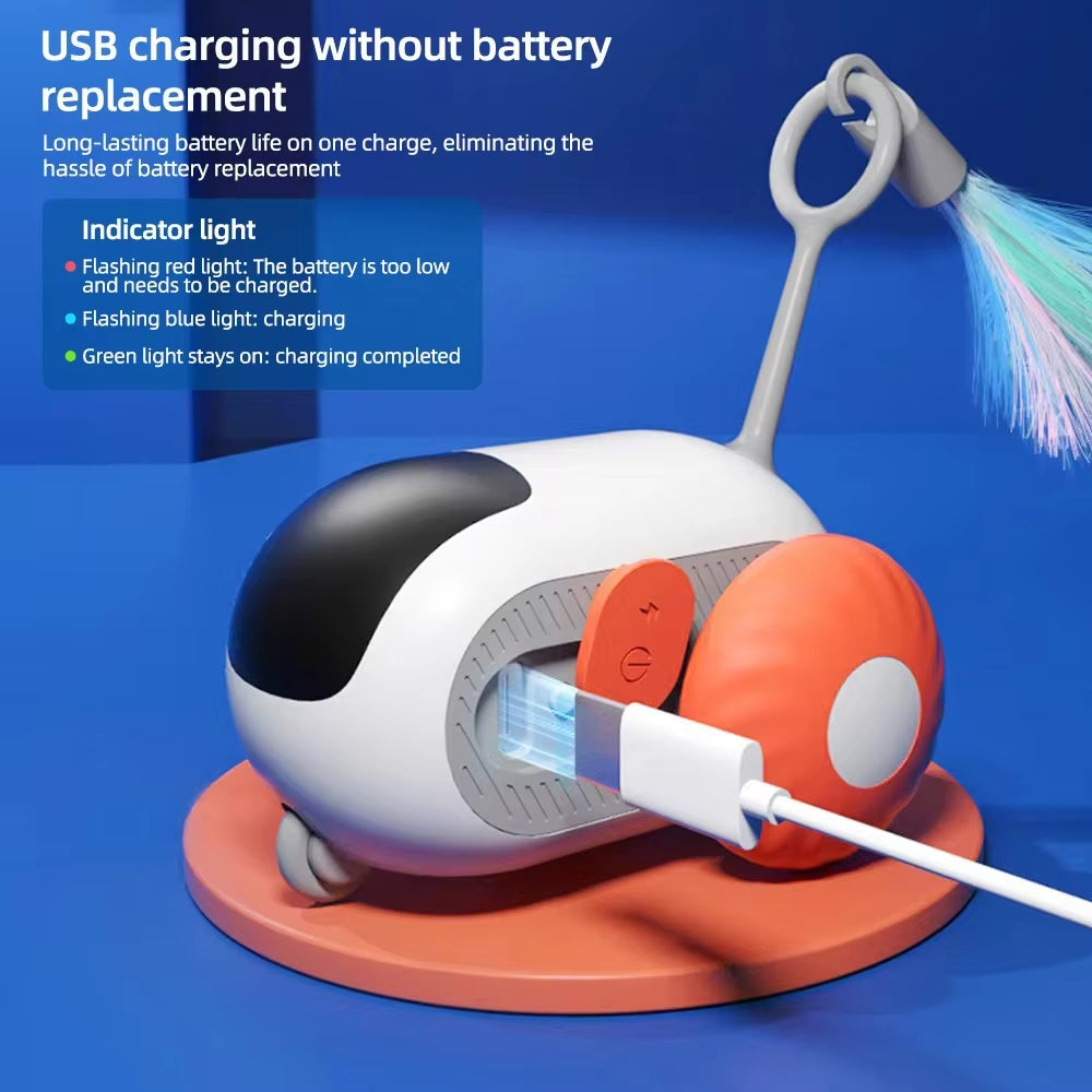 Smart Interactive Cat Toy Car: Engage and Entertain Your Feline Friends