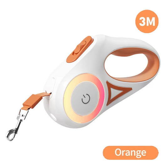 5M Retractable LED Dog Leash for Enhanced Safety and Style During Walks