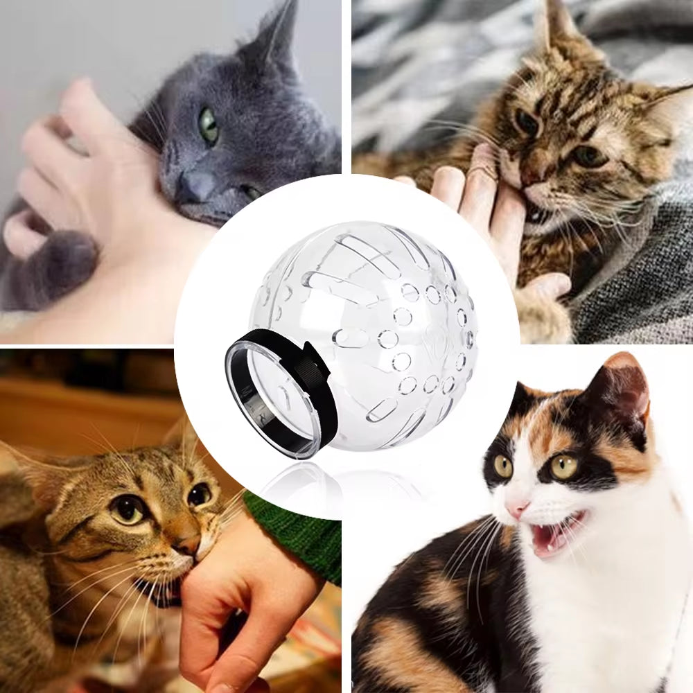 Breathable Cat Muzzle for Stress-Free Bathing and Grooming