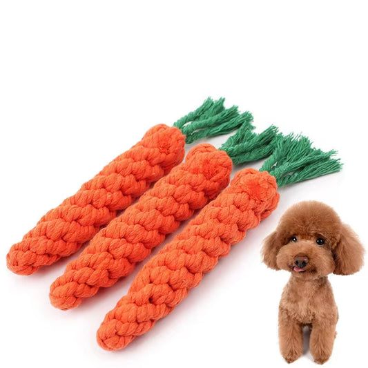 Durable Cartoon Animal Chew Toys for Puppies with Molar-Cleaning Cotton Rope Inside