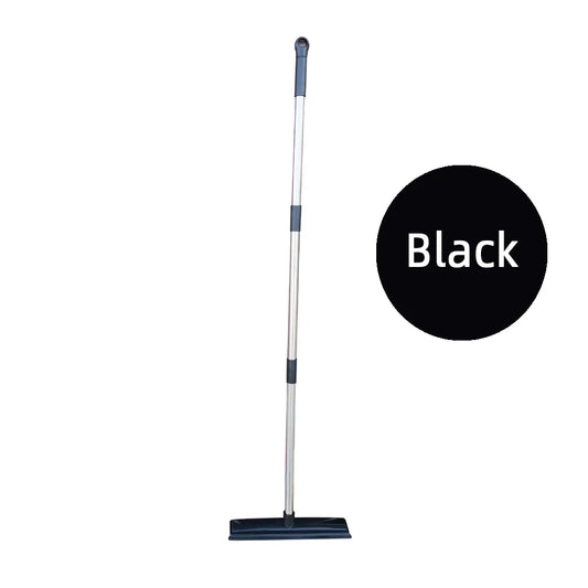 Ultimate Pet Hair Rubber Broom with Squeegee for Immaculate Carpets and Floors