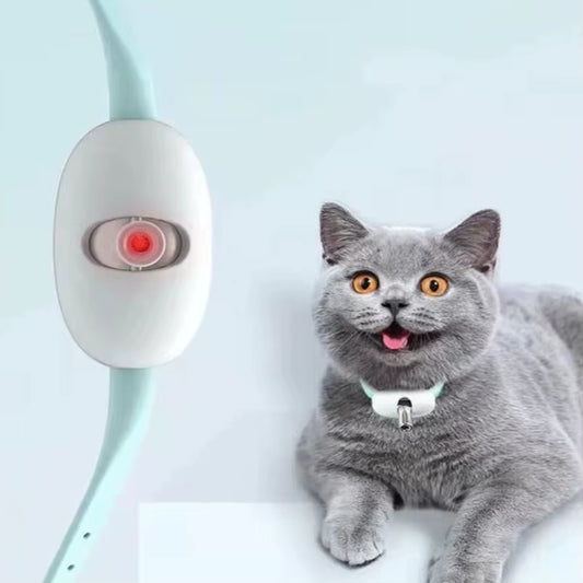 Smart Laser Cat Collar - Rechargeable and Adjustable for Endless Entertainment