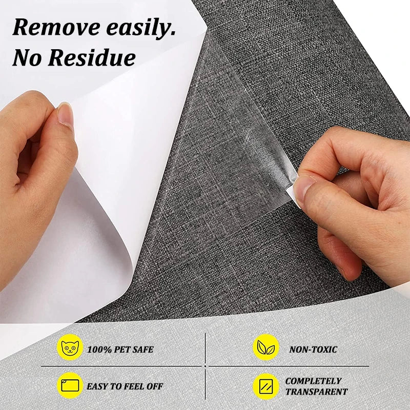 Cat Scratch Pads - 2-Pack Self-Adhesive Furniture Guards for Couch Protection