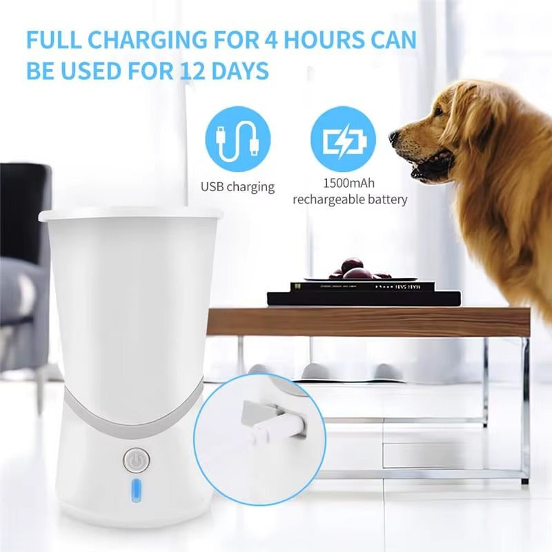 Automatic USB Dog Paw Cleaner Cup – Soft Silicone Electric Pet Foot Washer for Cats & Dogs 🐾✨