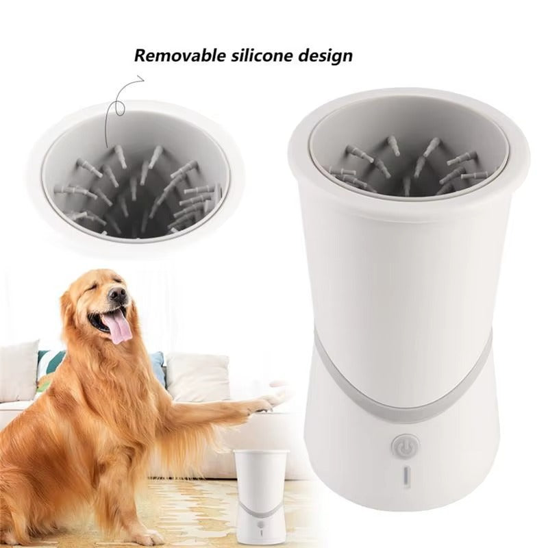 Automatic USB Dog Paw Cleaner Cup – Soft Silicone Electric Pet Foot Washer for Cats & Dogs 🐾✨