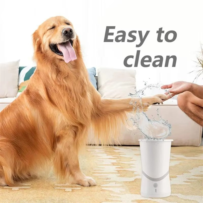 Automatic USB Dog Paw Cleaner Cup – Soft Silicone Electric Pet Foot Washer for Cats & Dogs 🐾✨
