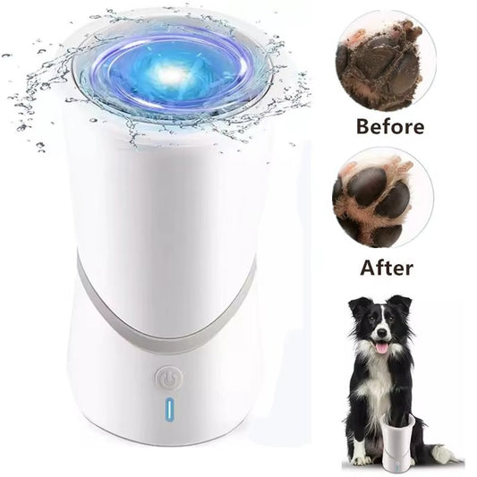 Automatic USB Dog Paw Cleaner Cup – Soft Silicone Electric Pet Foot Washer for Cats & Dogs 🐾✨
